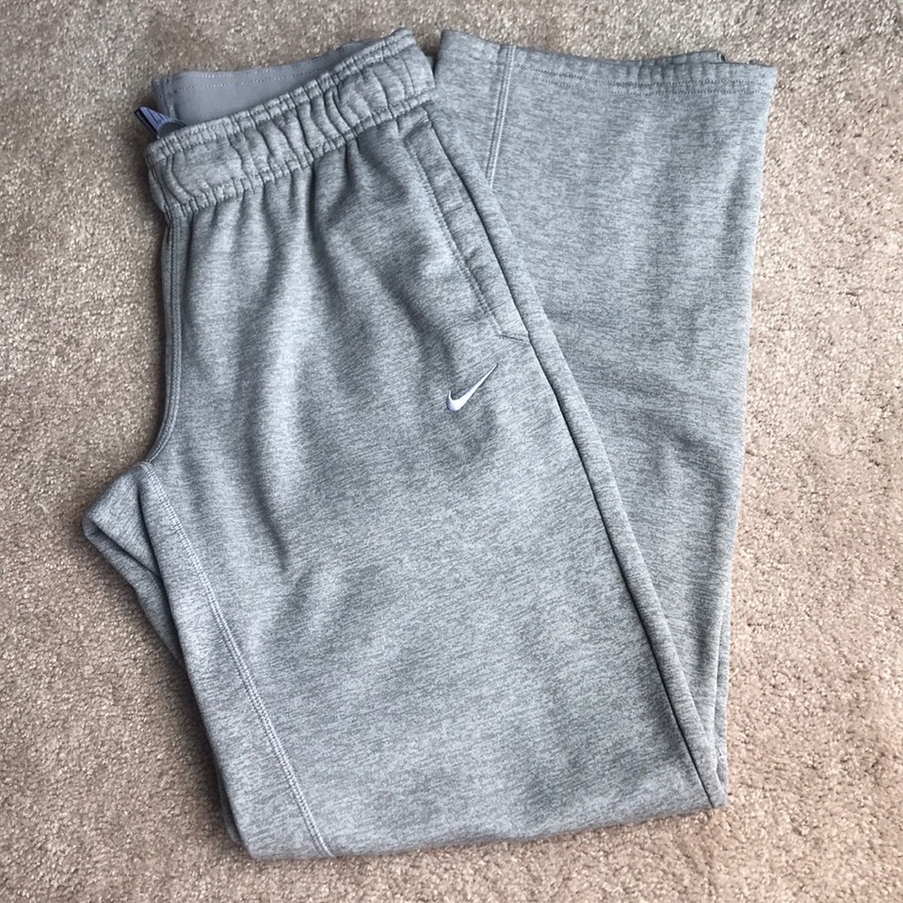 Nike sweatpants in light gray color